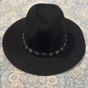 NWT Free People Fedora Hat with Decorative Band